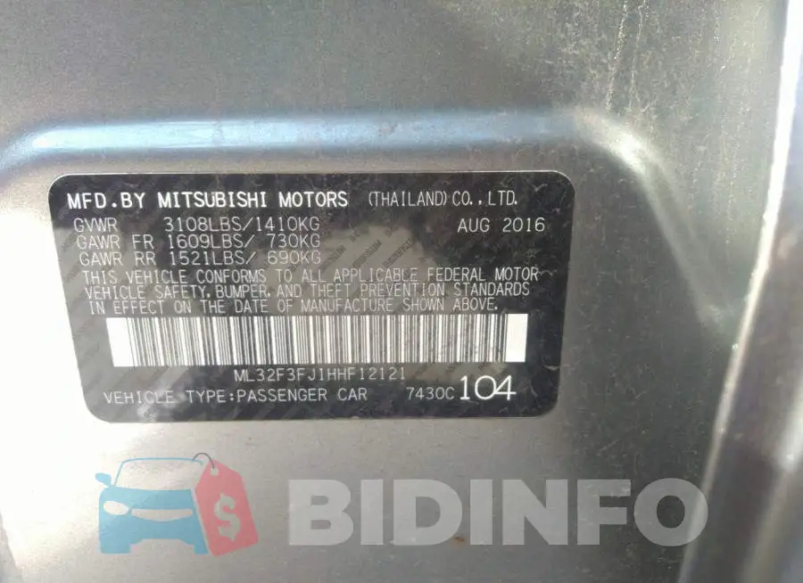 ML32F3FJ1HHF12121 Photo# 9