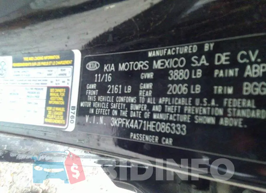 3KPFK4A71HE086333 Photo# 9