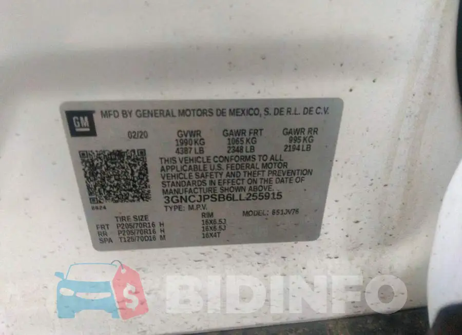 3GNCJPSB6LL255915 Photo# 9