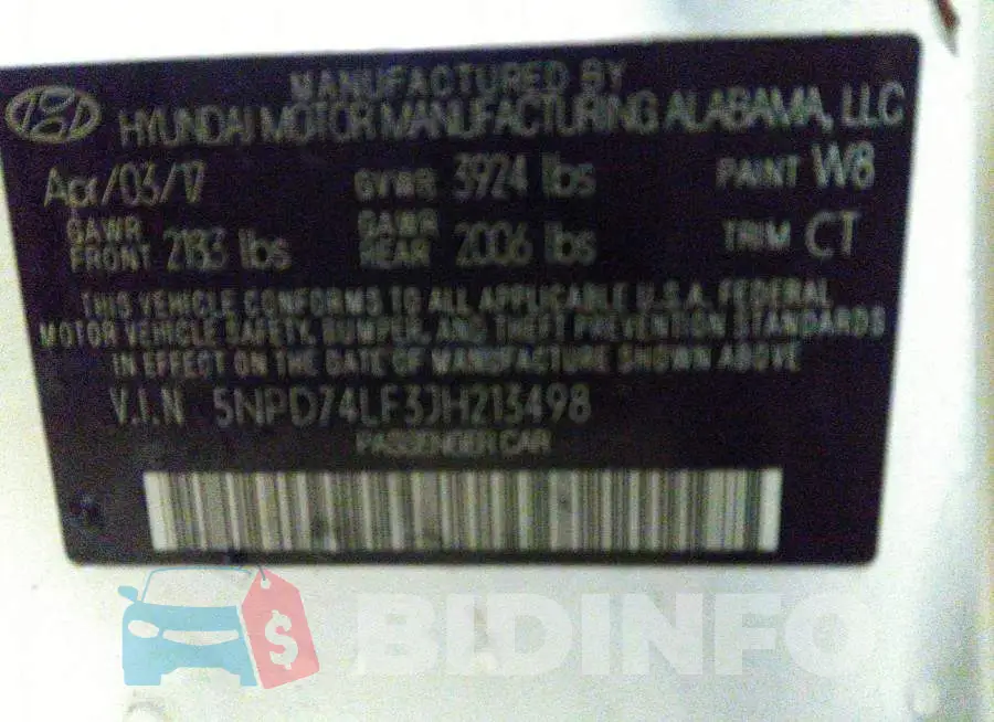 5NPD74LF3JH213498 Photo# 9