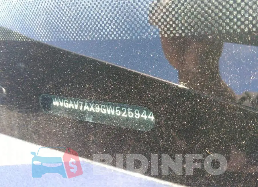 WVGAV7AX9GW525944 Photo# 9