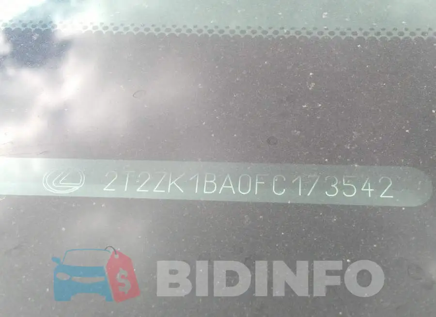 2T2ZK1BA0FC173542 Photo# 9
