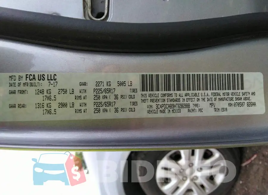 3C4PDCAB9HT696988 Photo# 9
