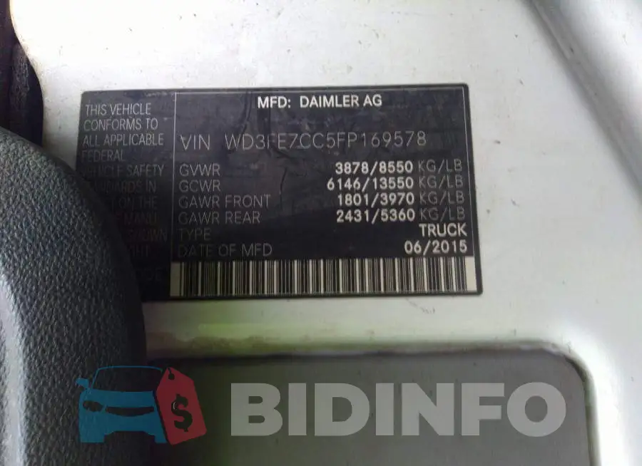 WD3FE7CC5FP169578 Photo# 9