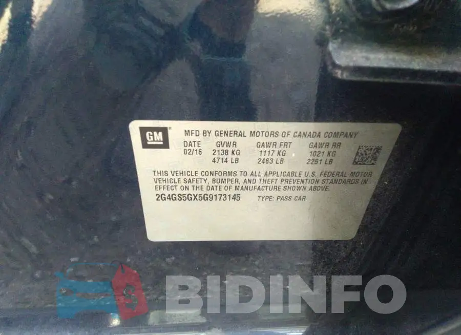 2G4GS5GX5G9173145 Photo# 9