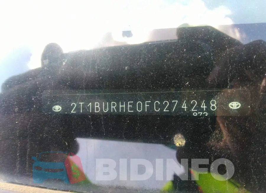 2T1BURHE0FC274248 Photo# 9