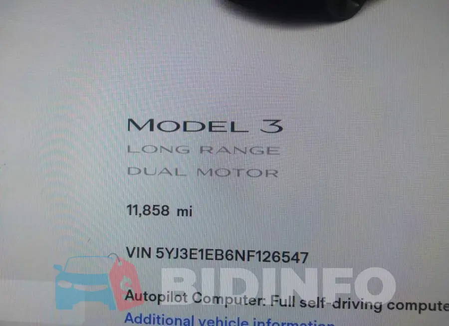 5YJ3E1EB6NF126547 Photo# 7