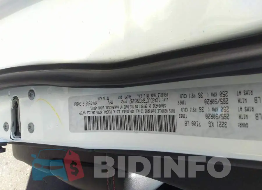 1C4SDJCT6FC203197 Photo# 9
