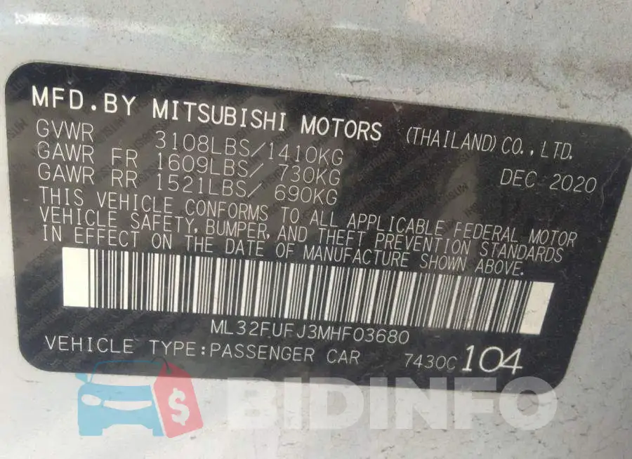 ML32FUFJ3MHF03680 Photo# 9
