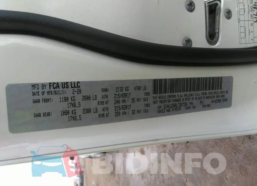 3C4NJDDB8LT207720 Photo# 9