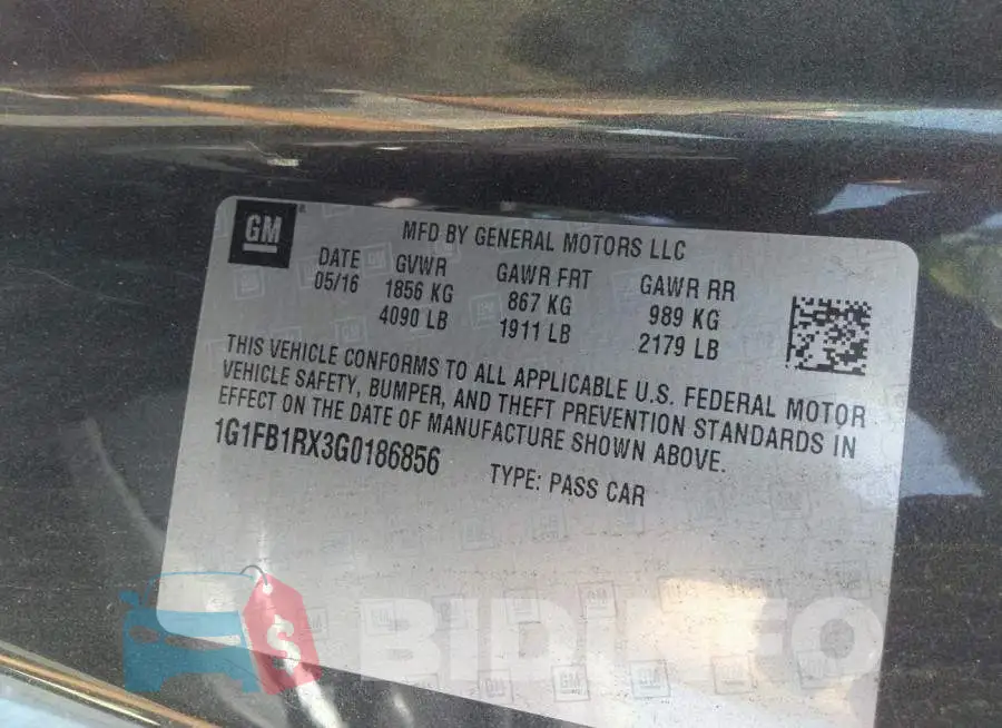 1G1FB1RX3G0186856 Photo# 9