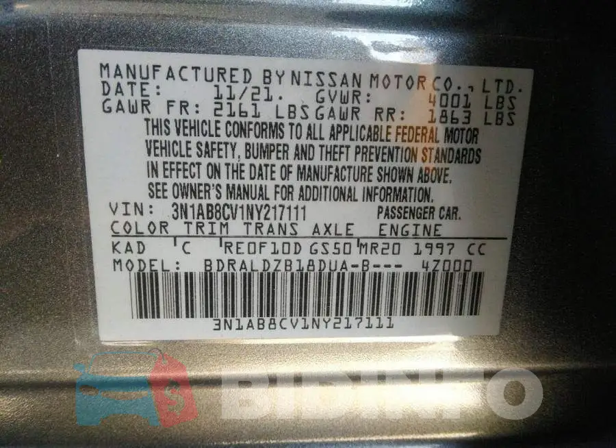 3N1AB8CV1NY217111 Photo# 9