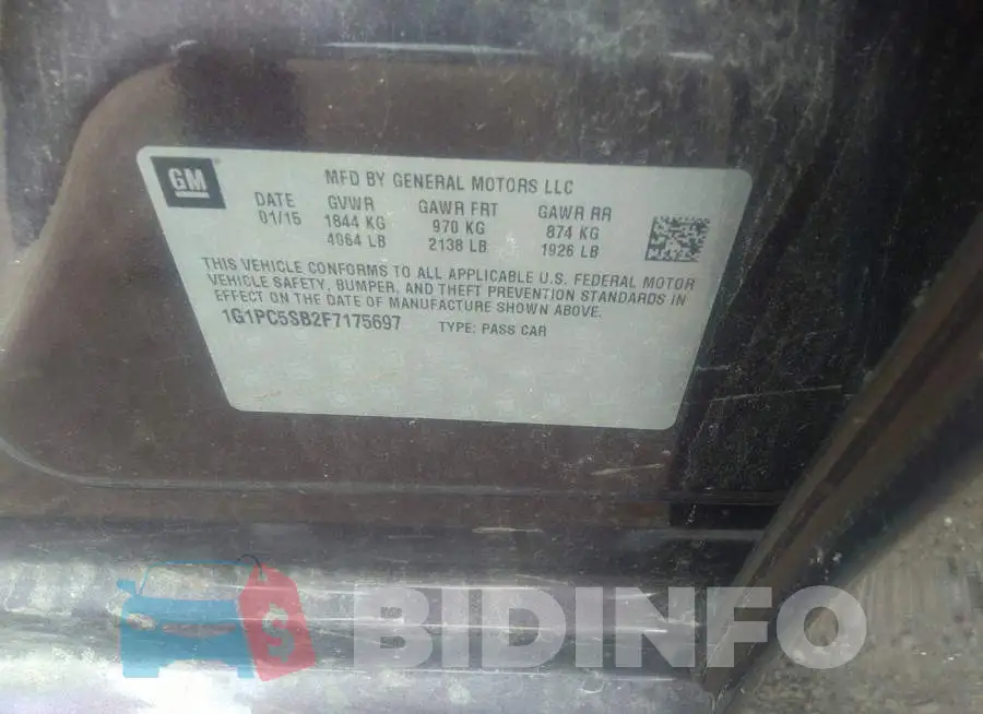 1G1PC5SB2F7175697 Photo# 9
