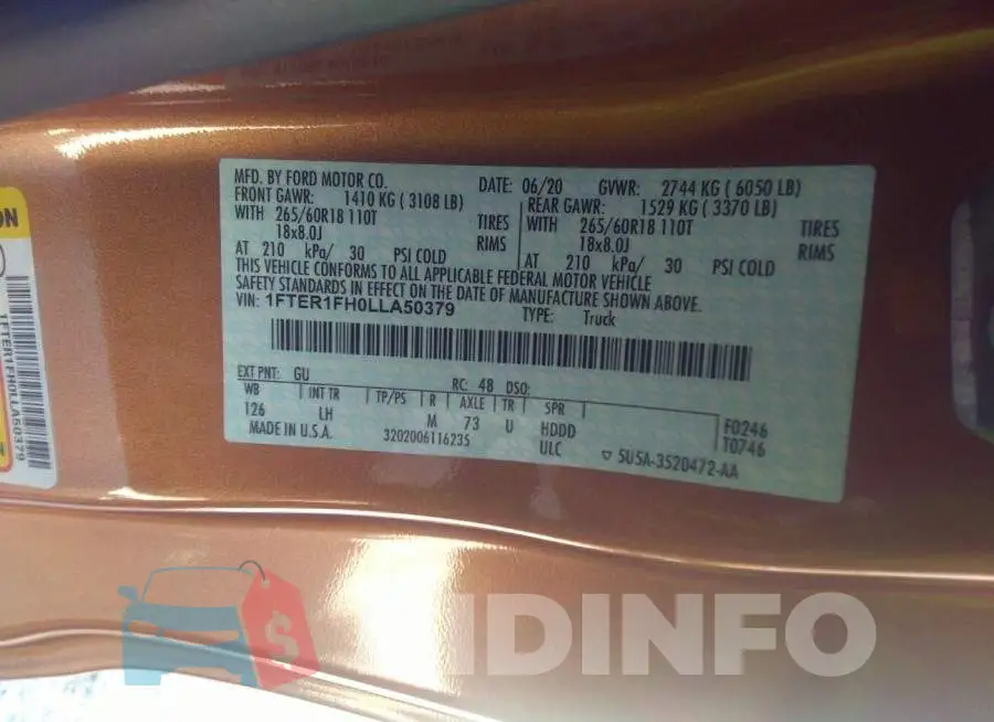 1FTER1FH0LLA50379 Photo# 9