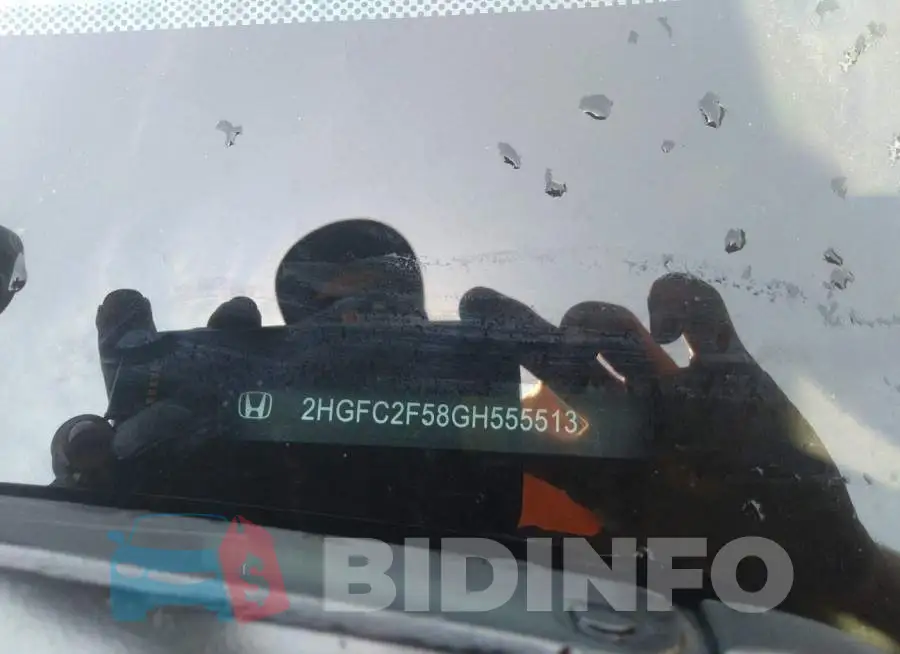 2HGFC2F58GH555513 Photo# 9