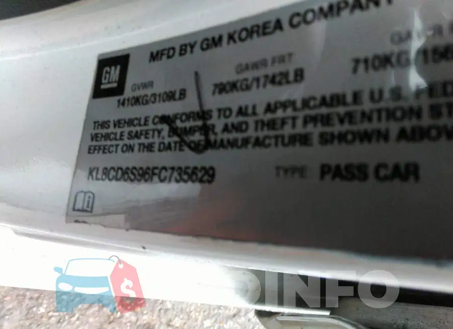 KL8CD6S96FC735629 Photo# 9