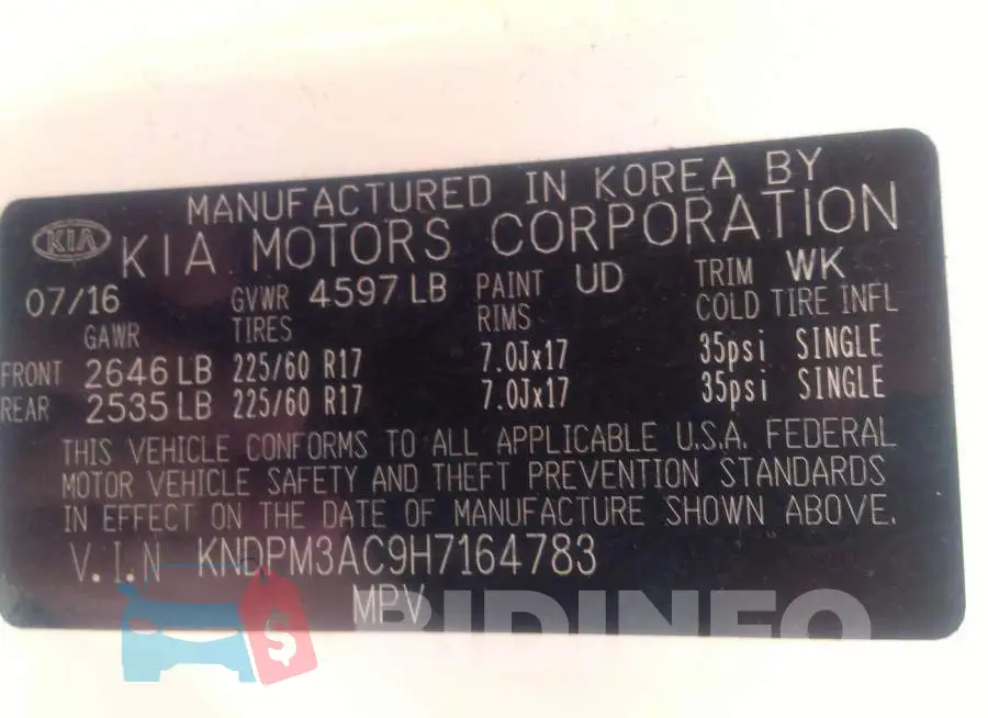 KNDPM3AC9H7164783 Photo# 9