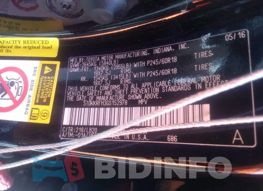 5TDKKRFH3GS152978 Photo# 9