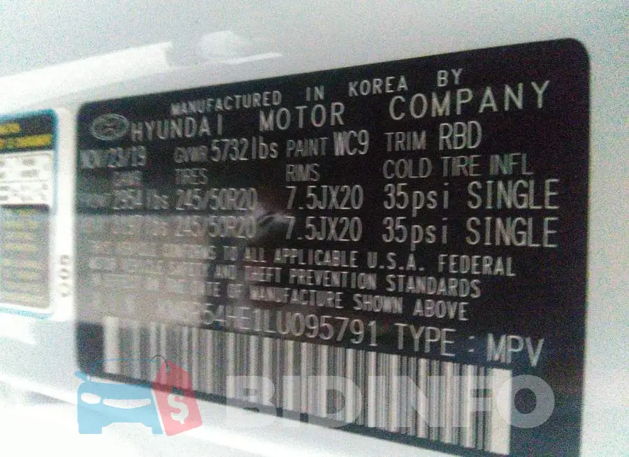 KM8R54HE1LU095791 Photo# 9