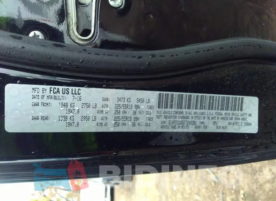 3C4PDCGG6GT249391 Photo# 9