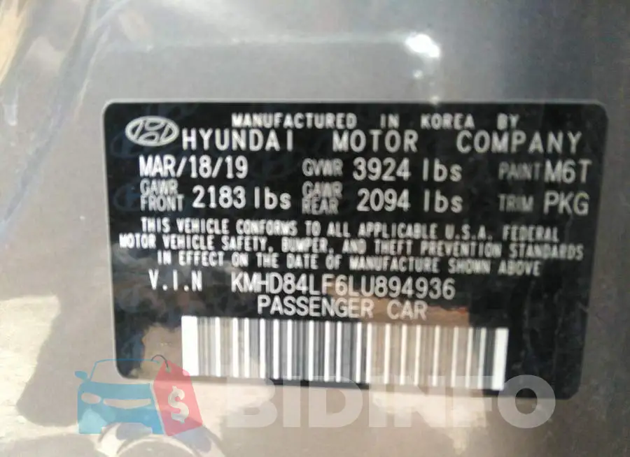 KMHD84LF6LU894936 Photo# 9