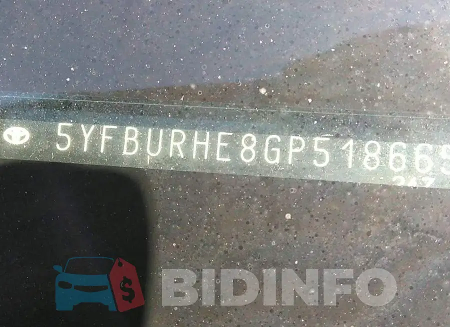 5YFBURHE8GP518665 Photo# 9