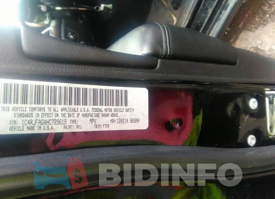 1C4RJFAGXHC729619 Photo# 9