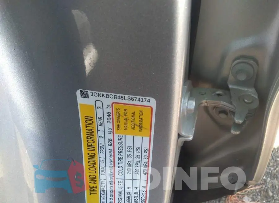 3GNKBCR45LS674174 Photo# 9