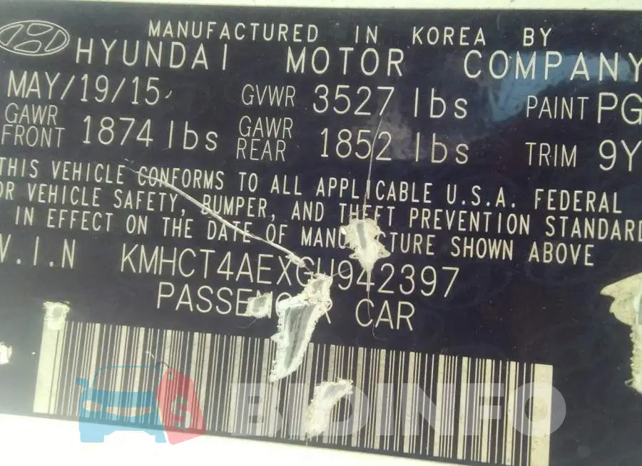 KMHCT4AEXGU942397 Photo# 9