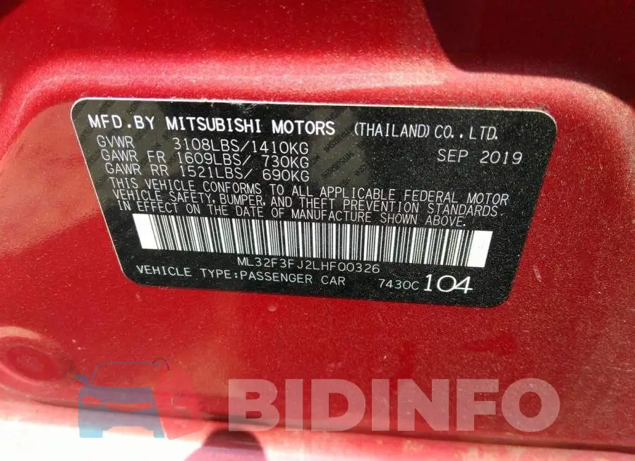 ML32F3FJ2LHF00326 Photo# 9