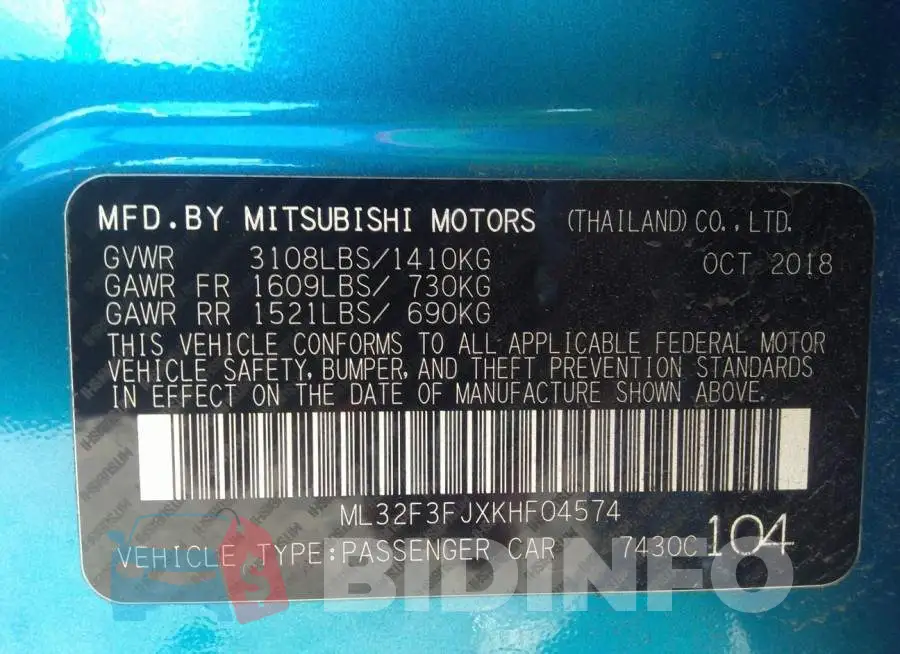 ML32F3FJXKHF04574 Photo# 9