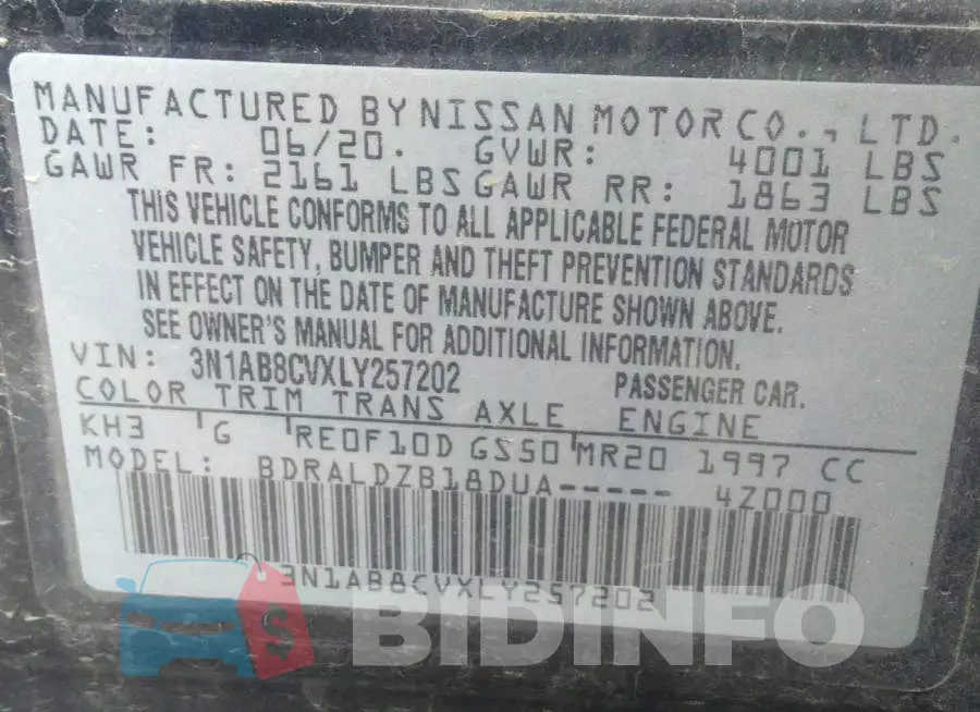 3N1AB8CVXLY257202 Photo# 9