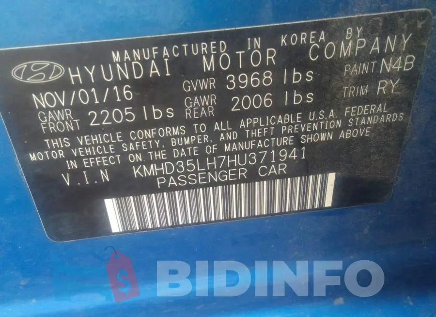 KMHD35LH7HU371941 Photo# 9