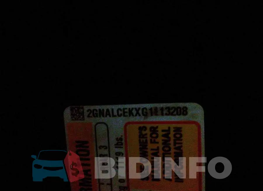2GNALCEKXG1113208 Photo# 9