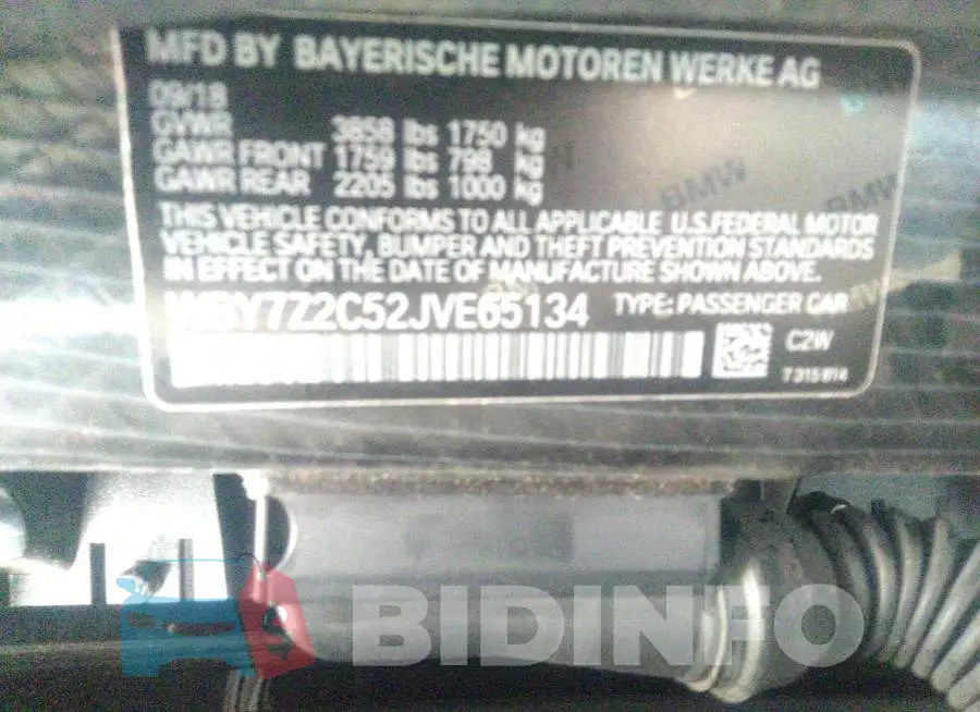 WBY7Z2C52JVE65134 Photo# 9
