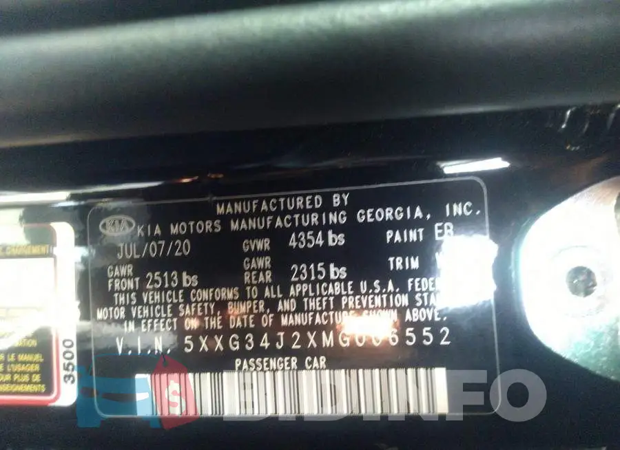 5XXG34J2XMG006552 Photo# 9