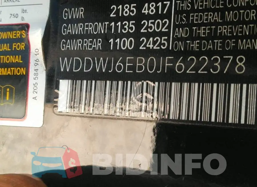WDDWJ6EB0JF622378 Photo# 9