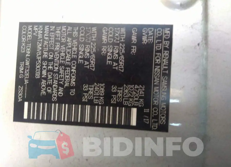 KNMAT2MV8JP530318 Photo# 9