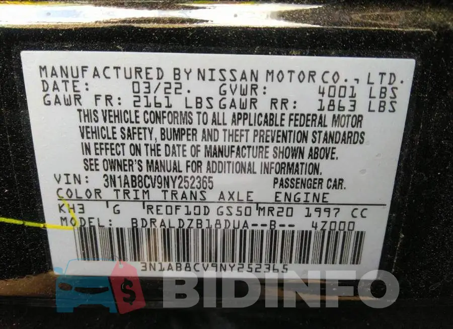 3N1AB8CV9NY252365 Photo# 9