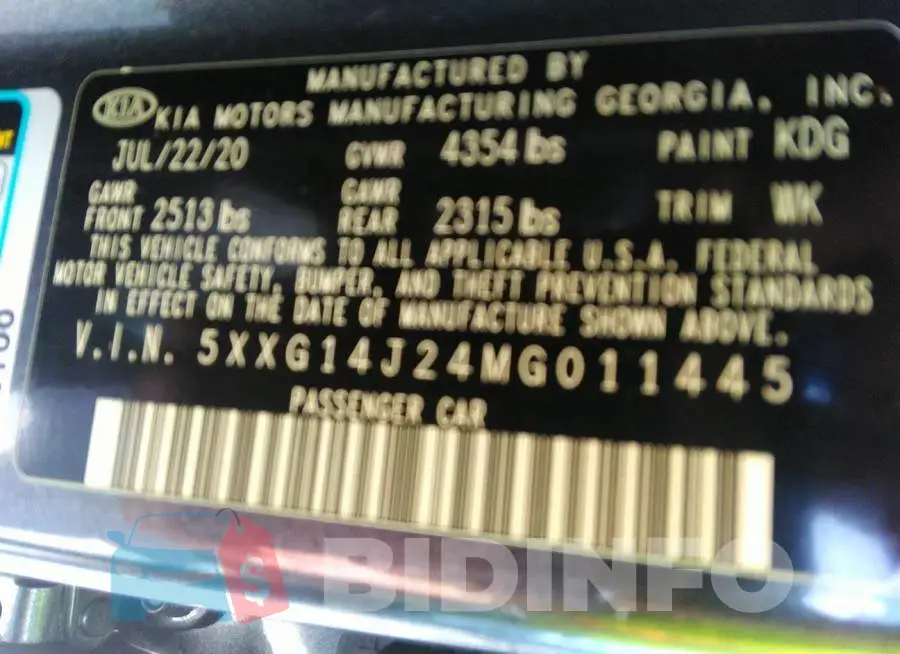 5XXG14J24MG011445 Photo# 9