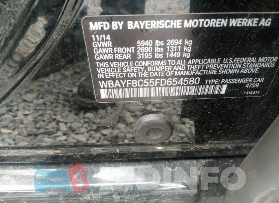 WBAYF8C55FD654580 Photo# 9