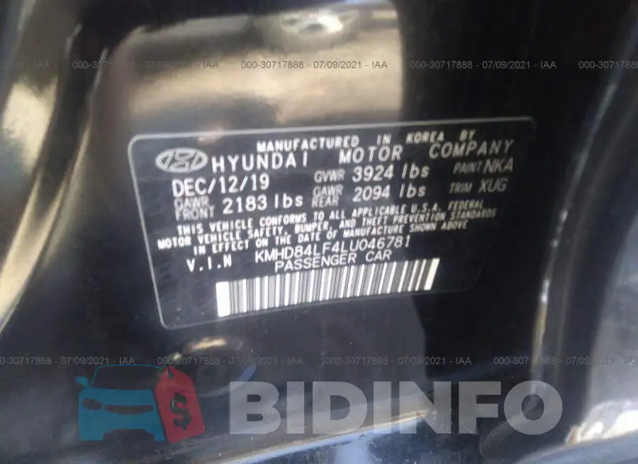 KMHD84LF4LU046781 Photo# 9
