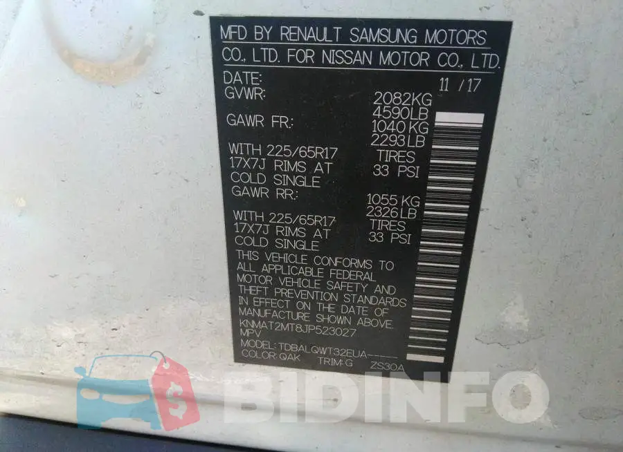 KNMAT2MT8JP523027 Photo# 9