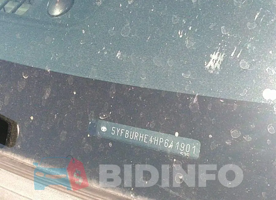 5YFBURHE4HP641901 Photo# 9
