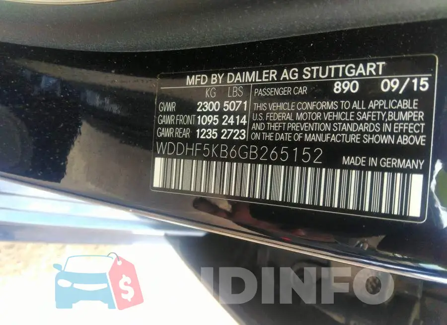 WDDHF5KB6GB265152 Photo# 9