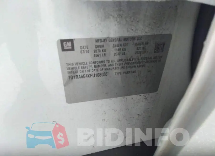 1G1RA6E4XFU108056 Photo# 9