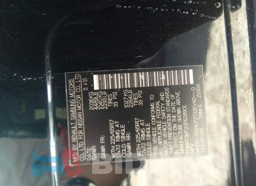 KNMAT2MT2GP628901 Photo# 9