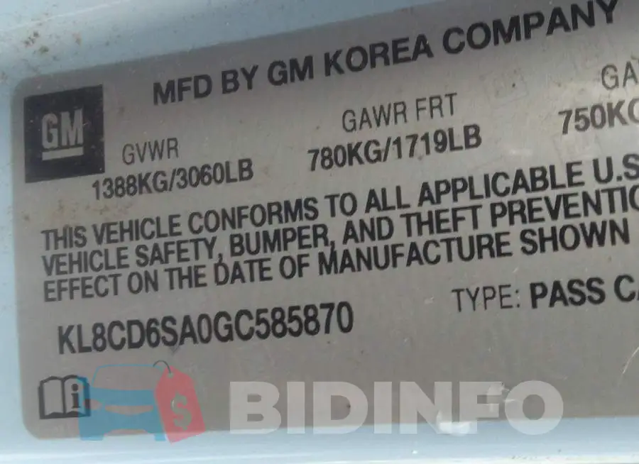 KL8CD6SA0GC585870 Photo# 9