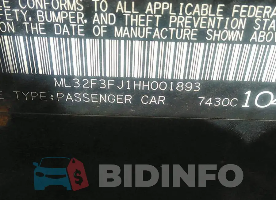 ML32F3FJ1HH001893 Photo# 9