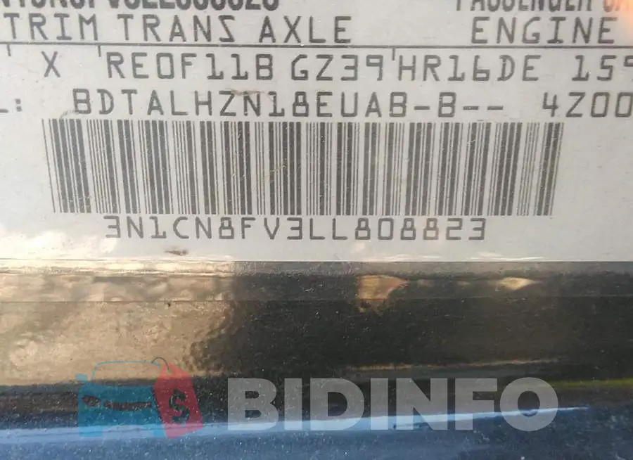 3N1CN8FV3LL808823 Photo# 9